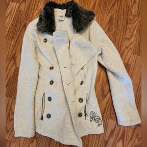 Harley-Davidson white button up jacket. GUC.  Women's medium. TTS.